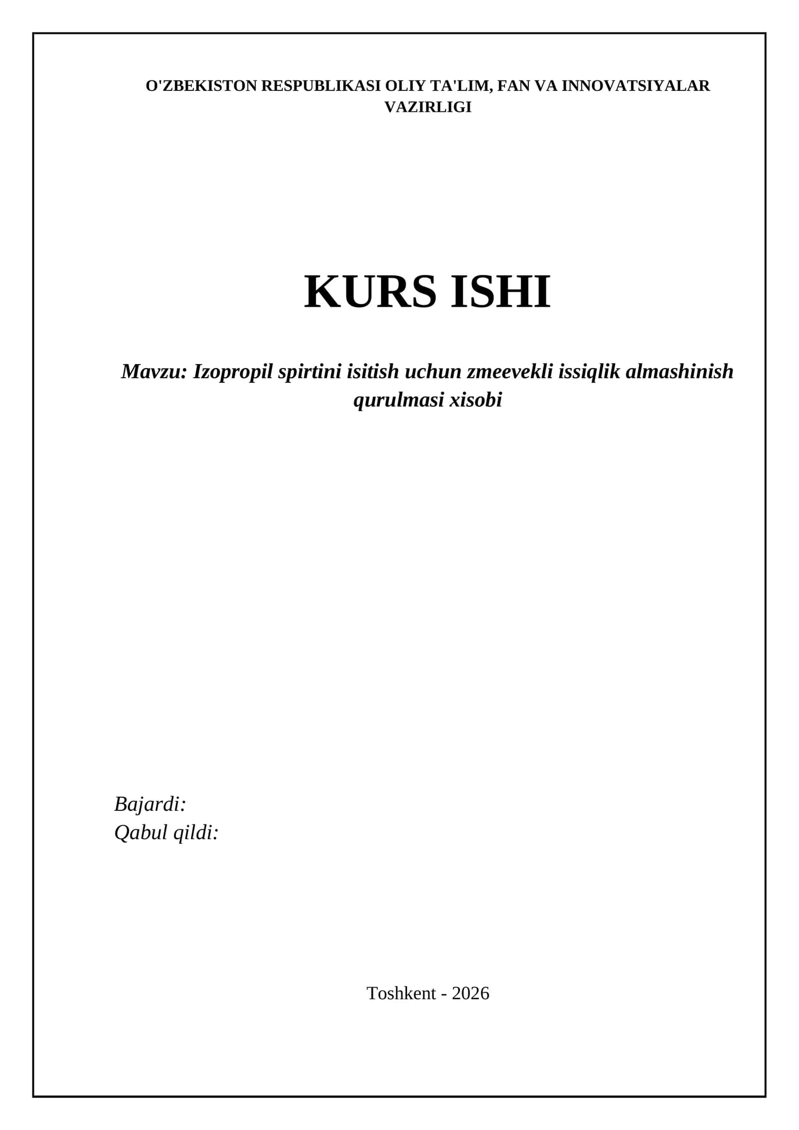 Izopropil spirti turli sanoatlar uchun issiqlash qurilmasi 1