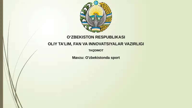 O'zbekistonda sport 1