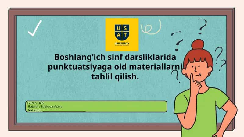 Punktuatsiya Asoslari 1