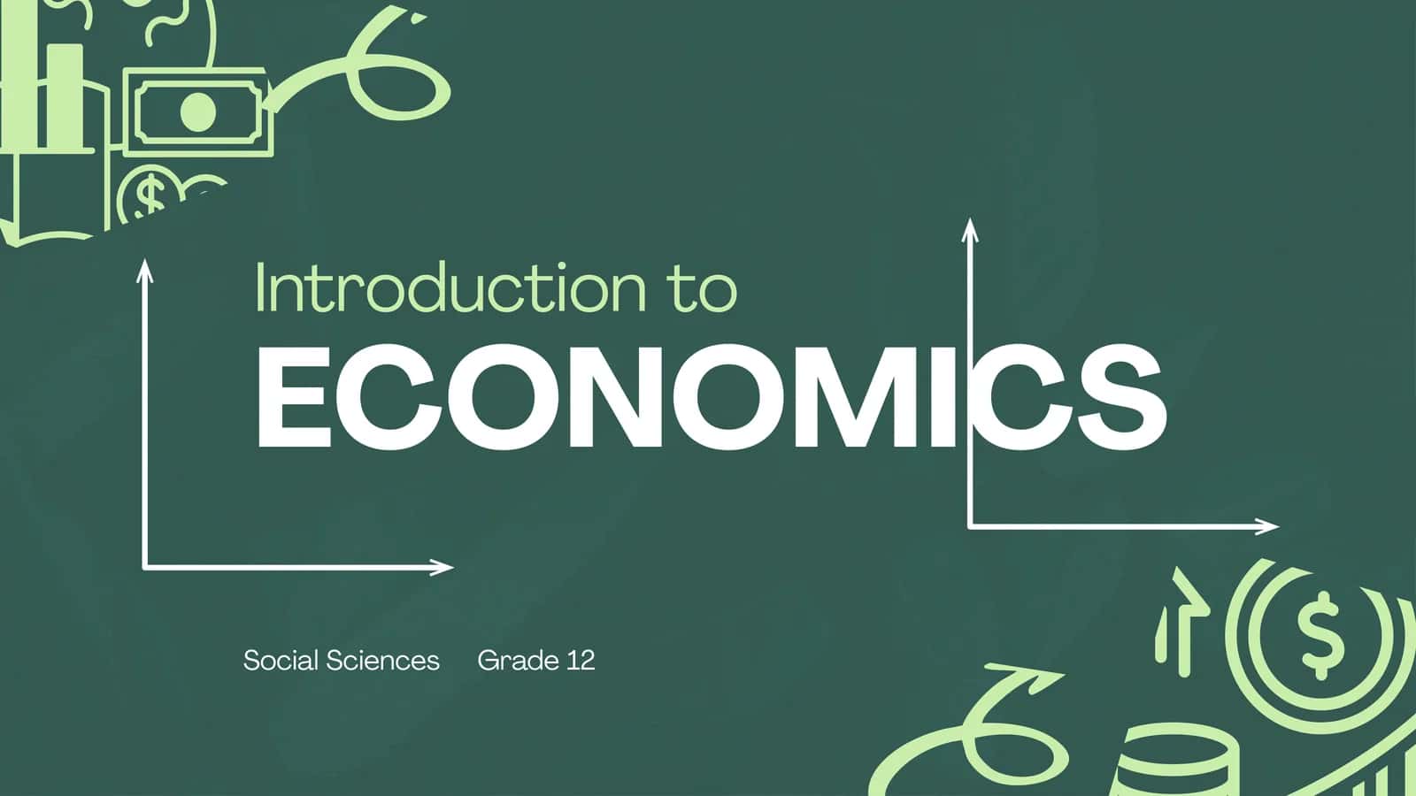 Economics Introduction to Social Sciences Grade 12 1