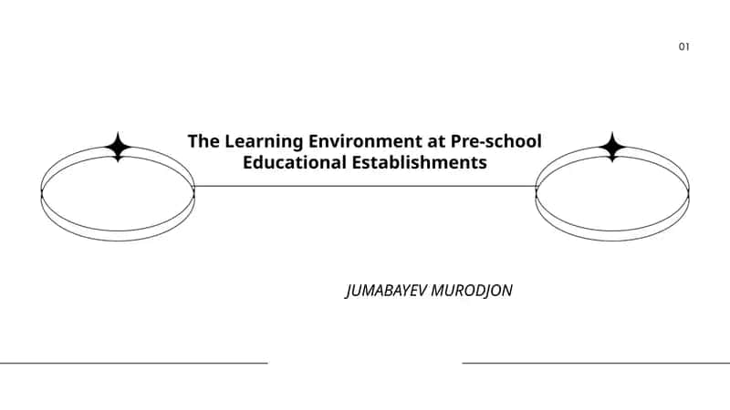 The Learning Environment at Pre-school Educational Establishments 1
