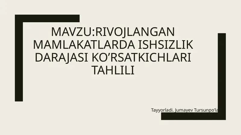 O‘zbekiston Respublikasining 2021-2030 yillarda aholibandligi gako‘maklashish strategiyasi 1