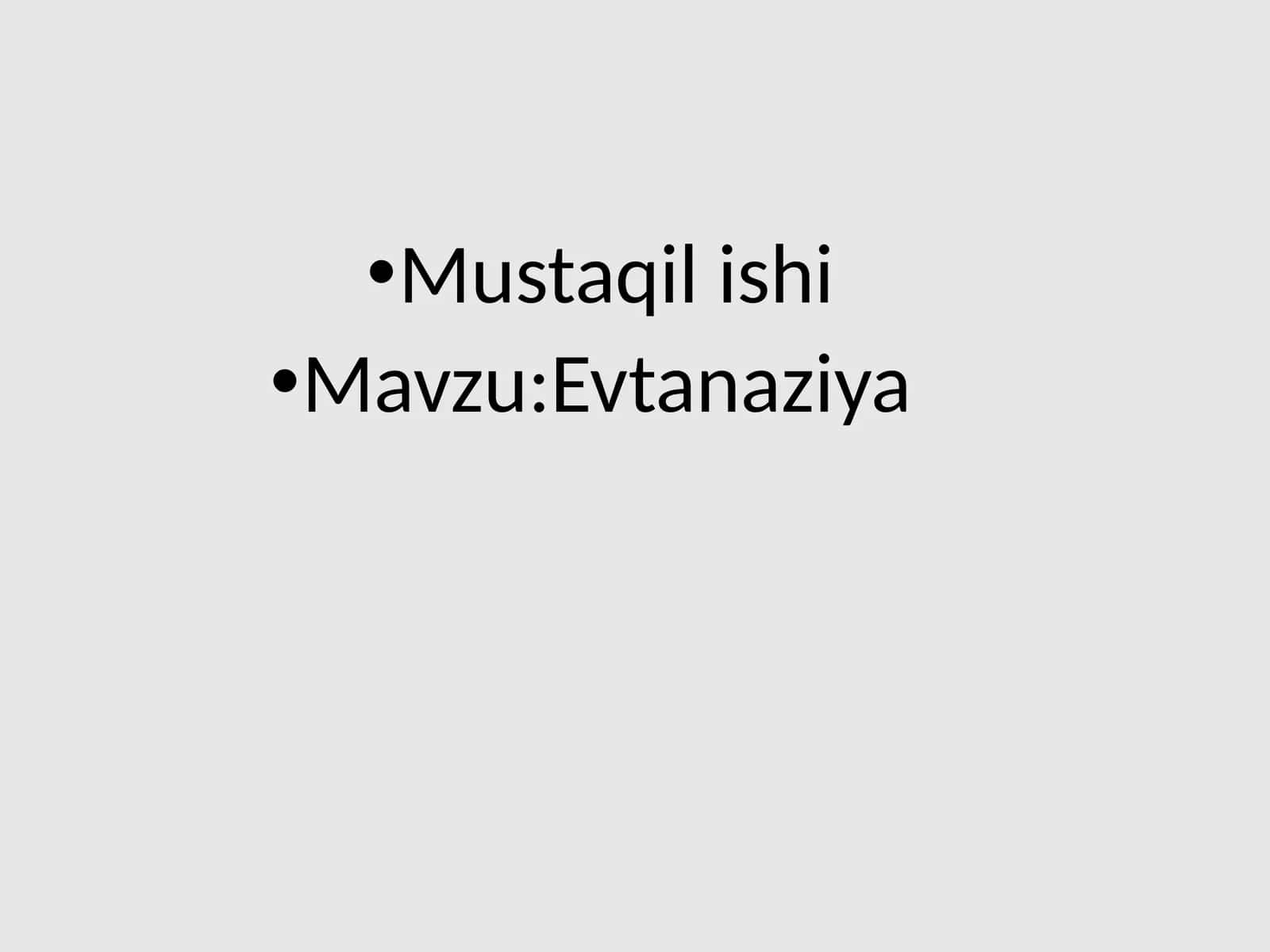 Evtanaziya 1