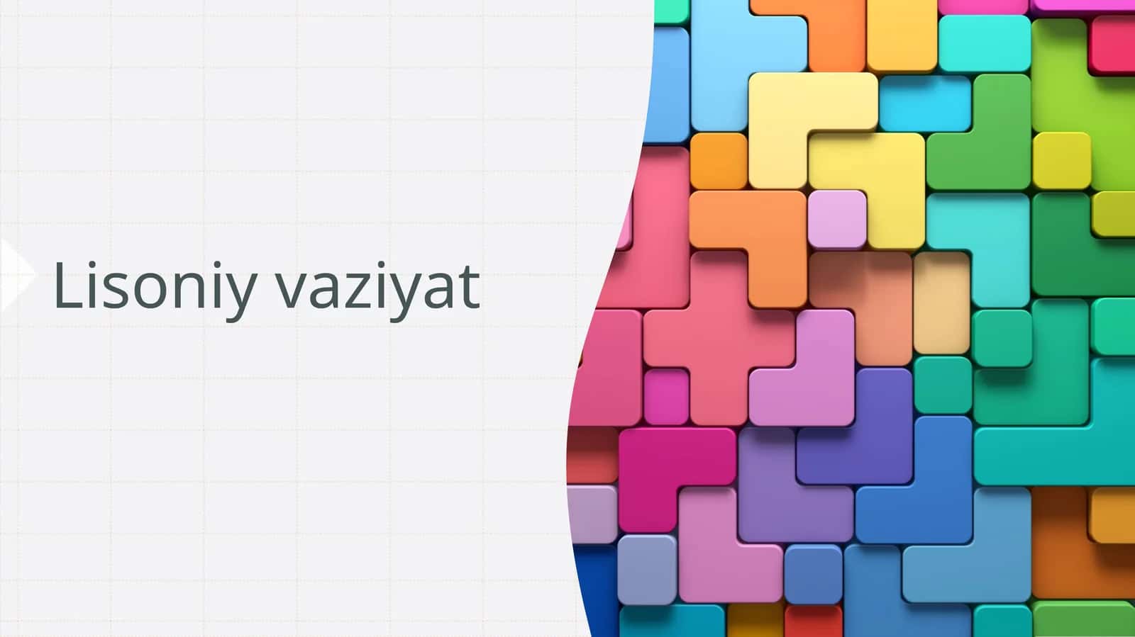 Lisoniy vaziyat 1