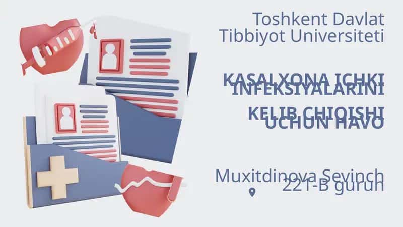 Kasalxona Ichki Infeksiyalari 1