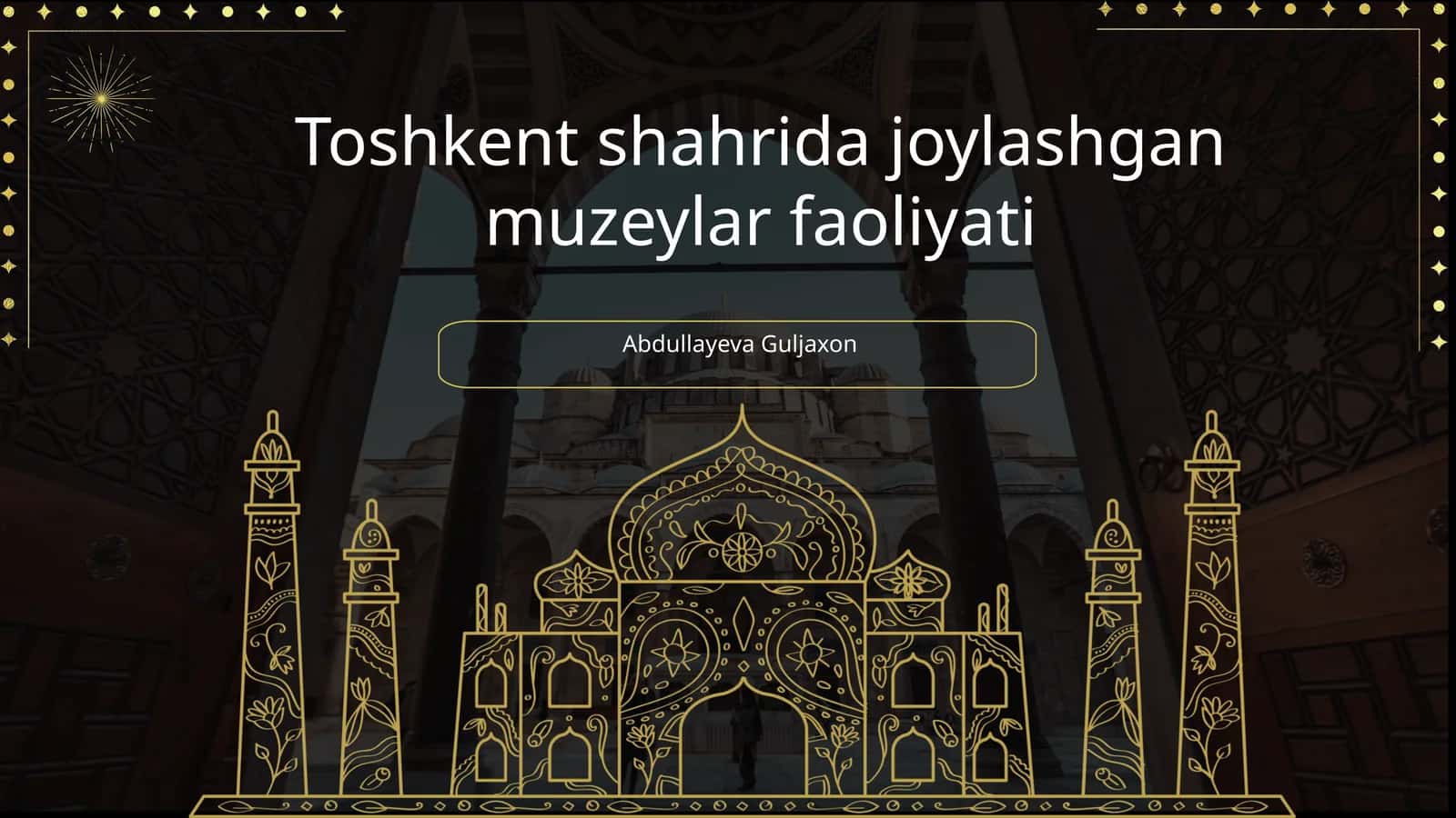 Muzeylar faoliyati 1