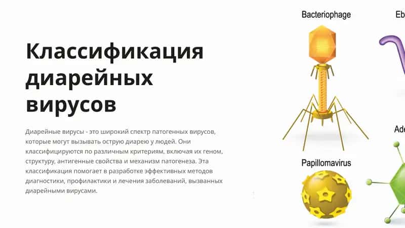 Классификация диарейных вирусов 1