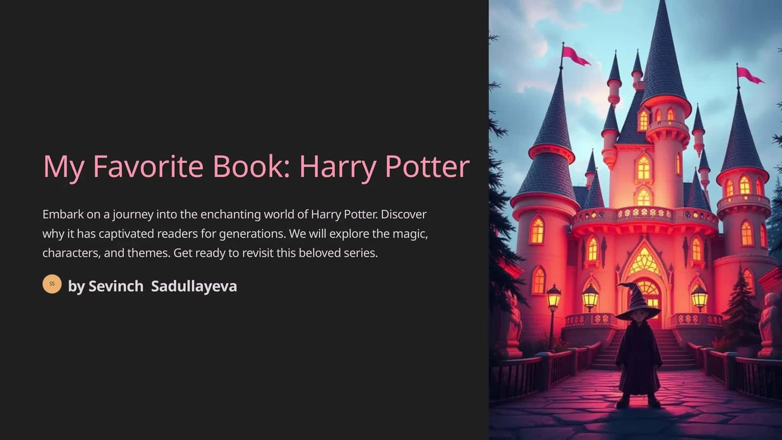 My Favorite Book: Harry Potter 1