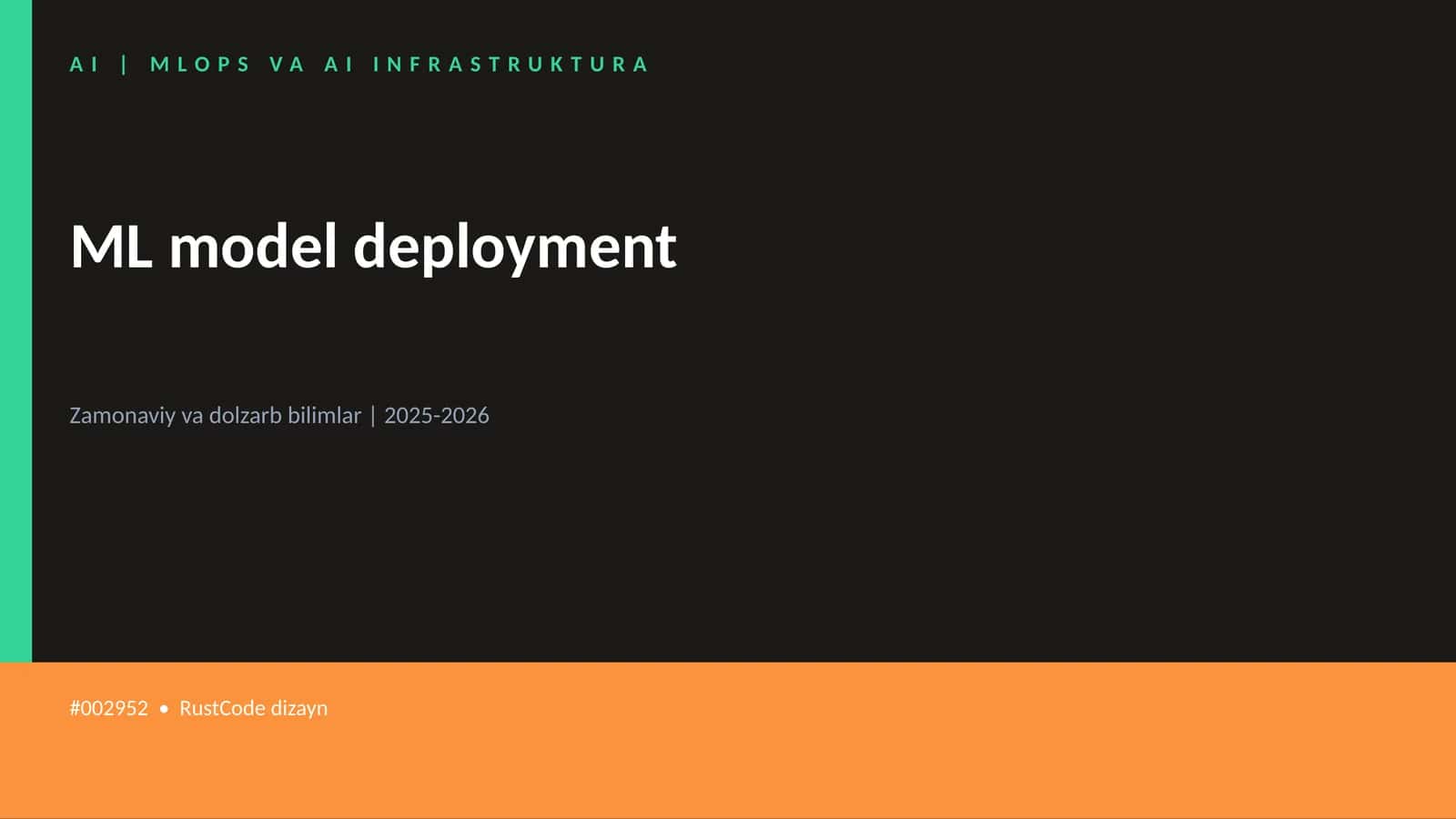 ML model deployment 1