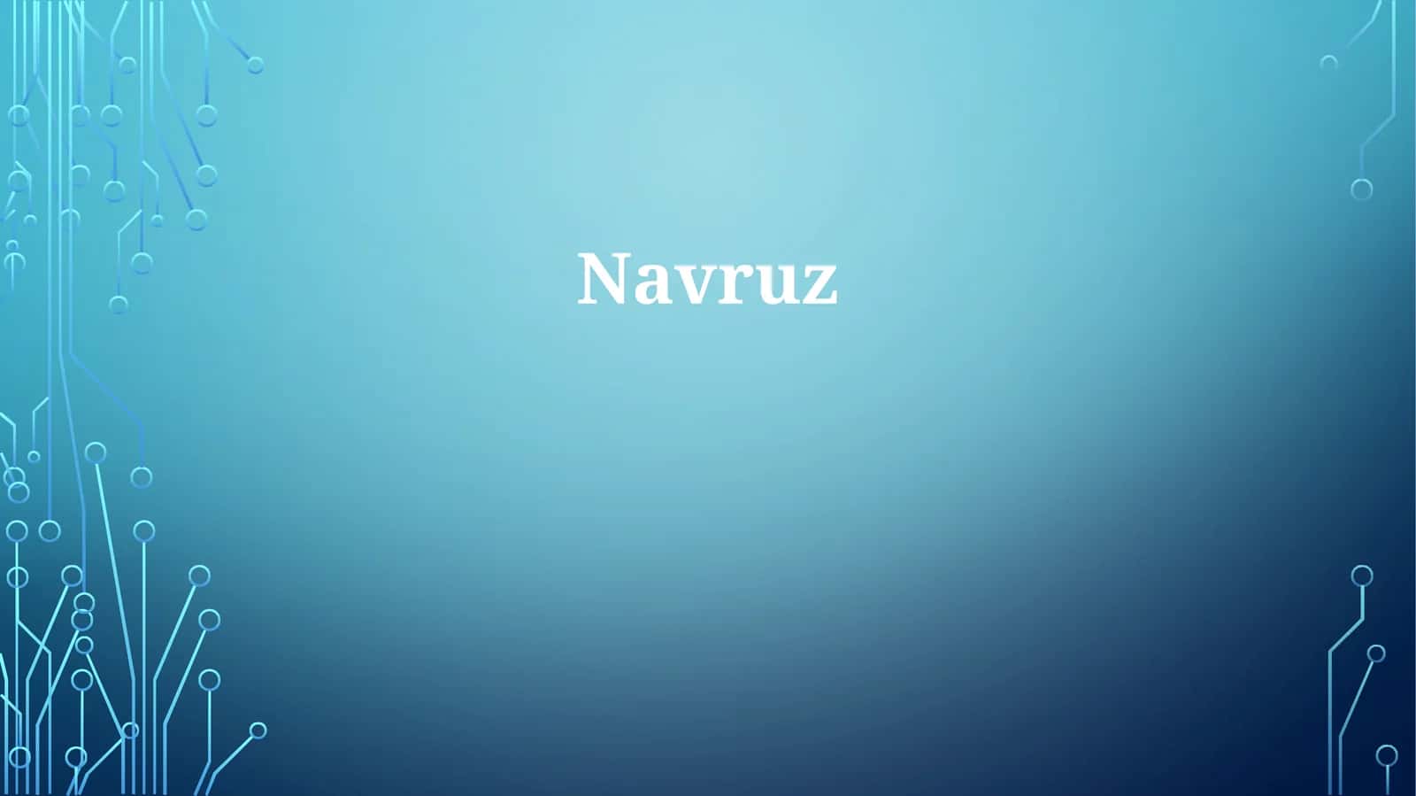 Navro'z urf-odatlari va an'analari 1