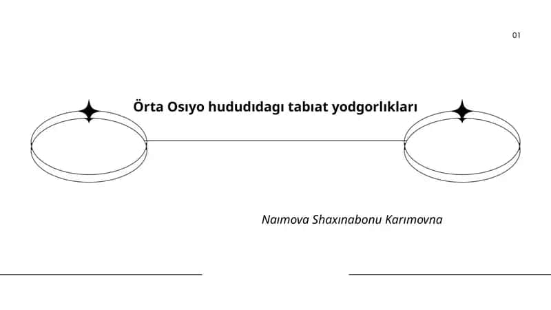 Örta Osıyo hududıdagı tabıat yodgorlıkları 1