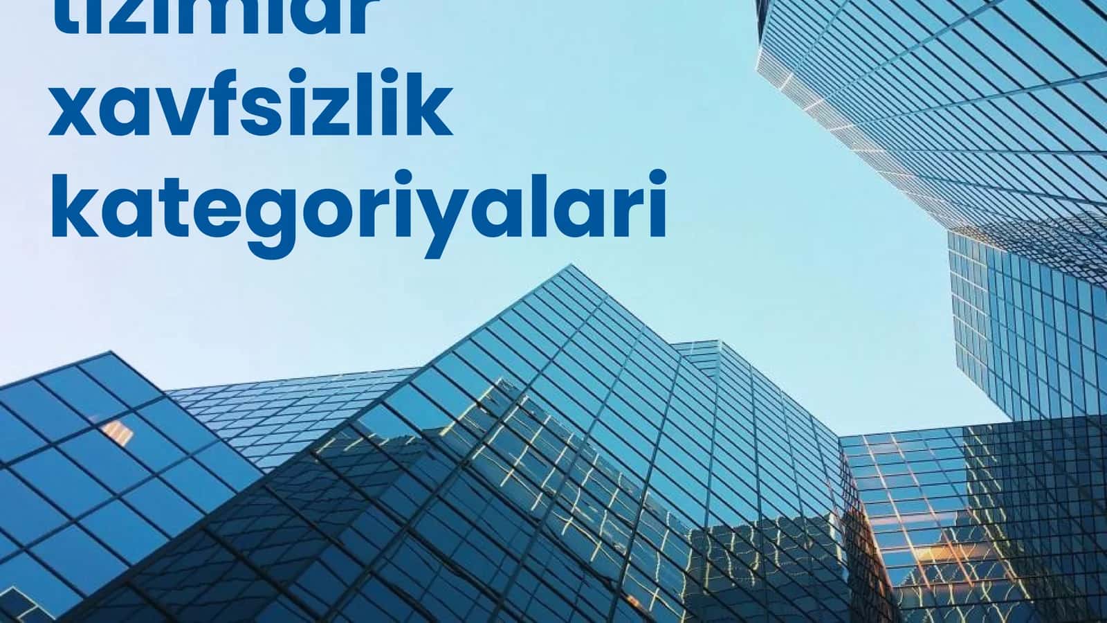 Operatsion tizimlar xavfsizlik kategoriyalari 1