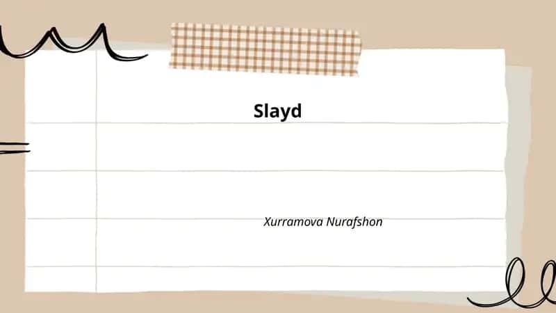 Slayd dizayni asoslari 1