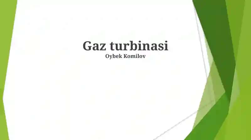 Gaz turbinasi