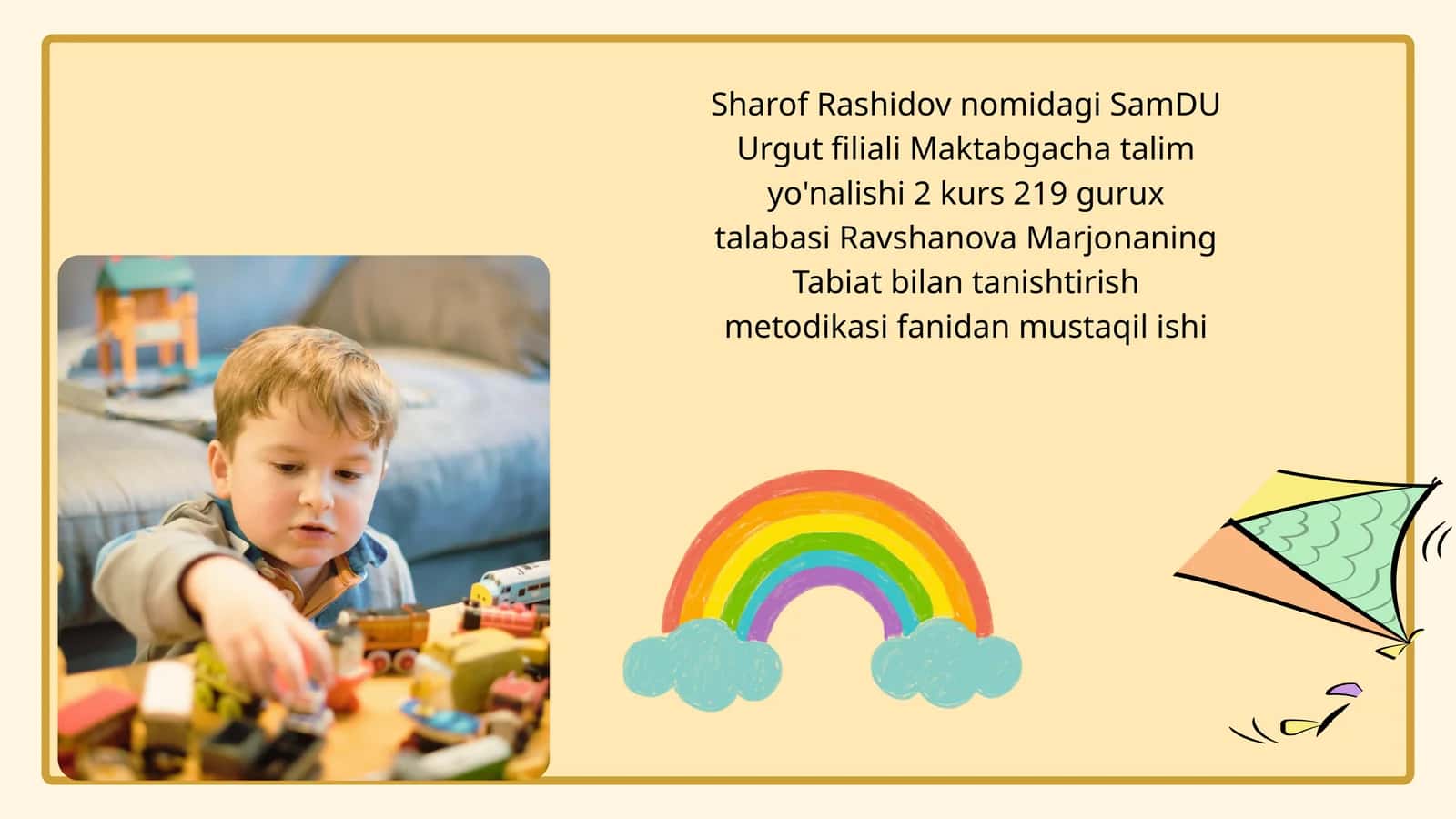 Tabiat bilan tanishtirish metodikasi 1