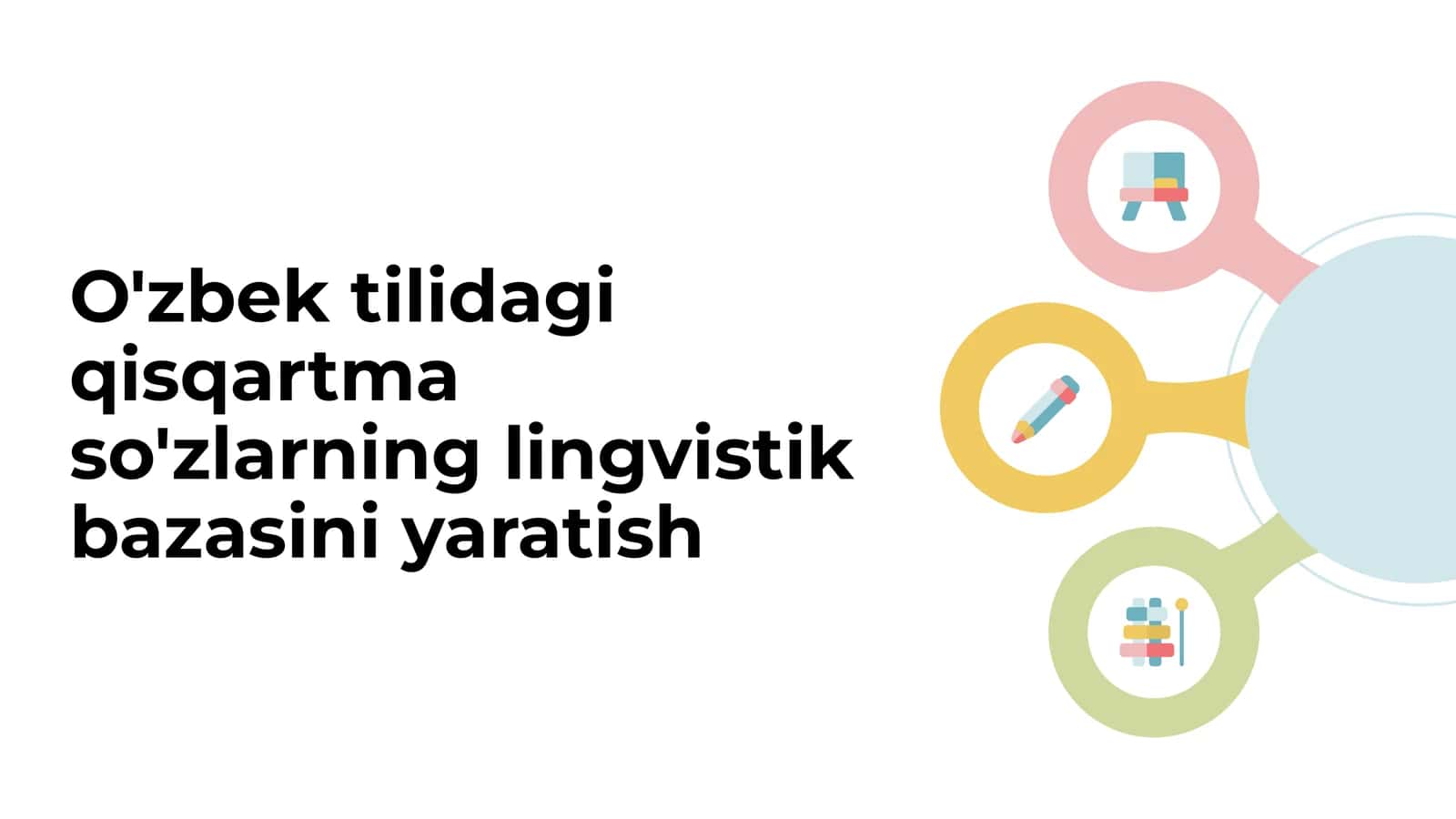 O'zbek tilidagi qisqartma so'zlarning lingvistik bazasini yaratish 1
