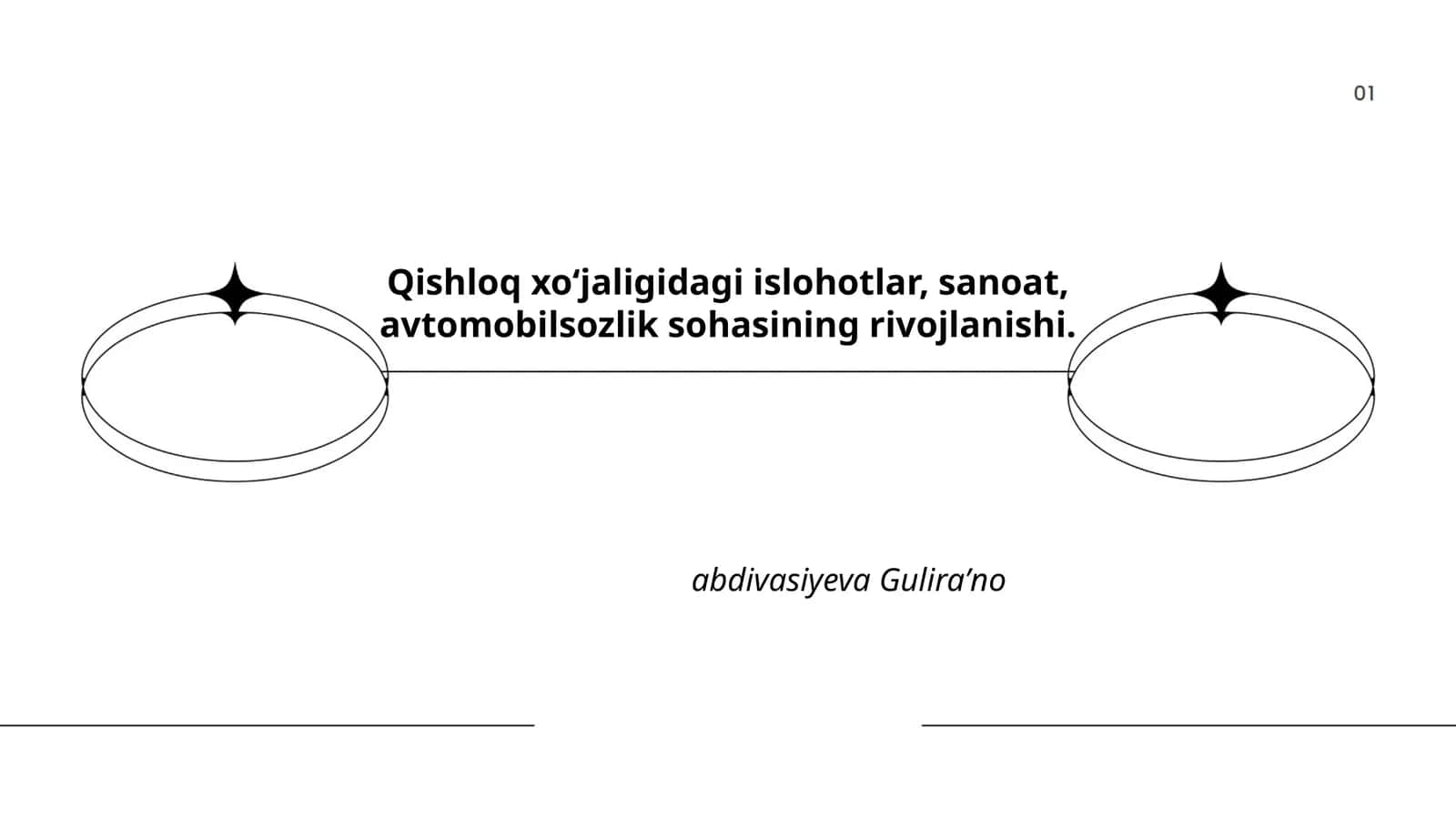 Qishloq xo‘jaligidagi islohotlar, sanoat, avtomobilsozlik sohasining rivojlanishi 1