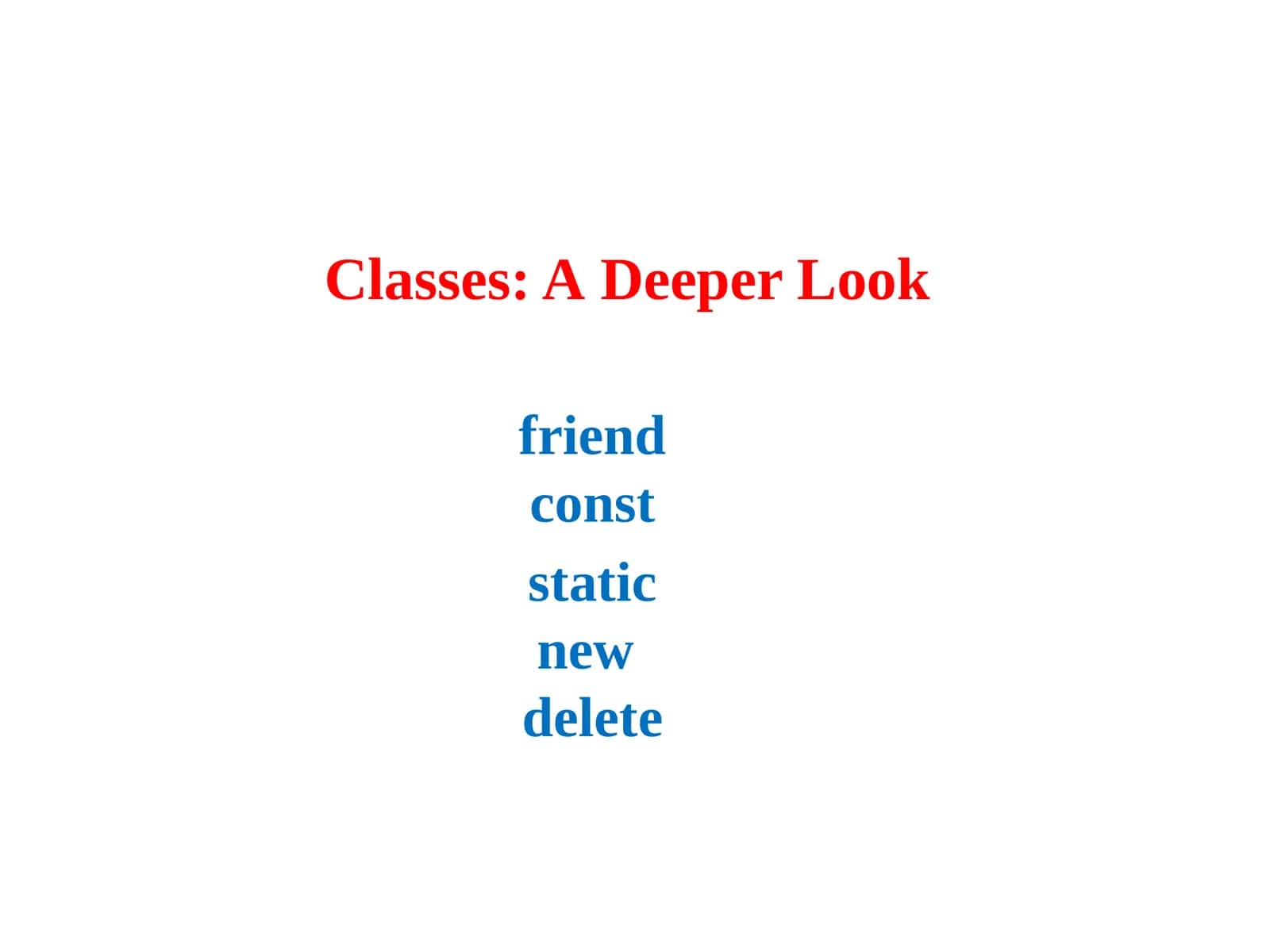 OBJECTIVES 1
