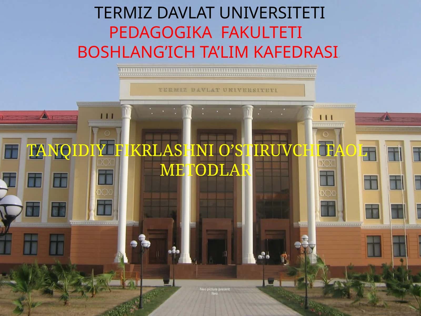 Tanqidiy fikrlashni o'stiruvchi faol metodlar 1