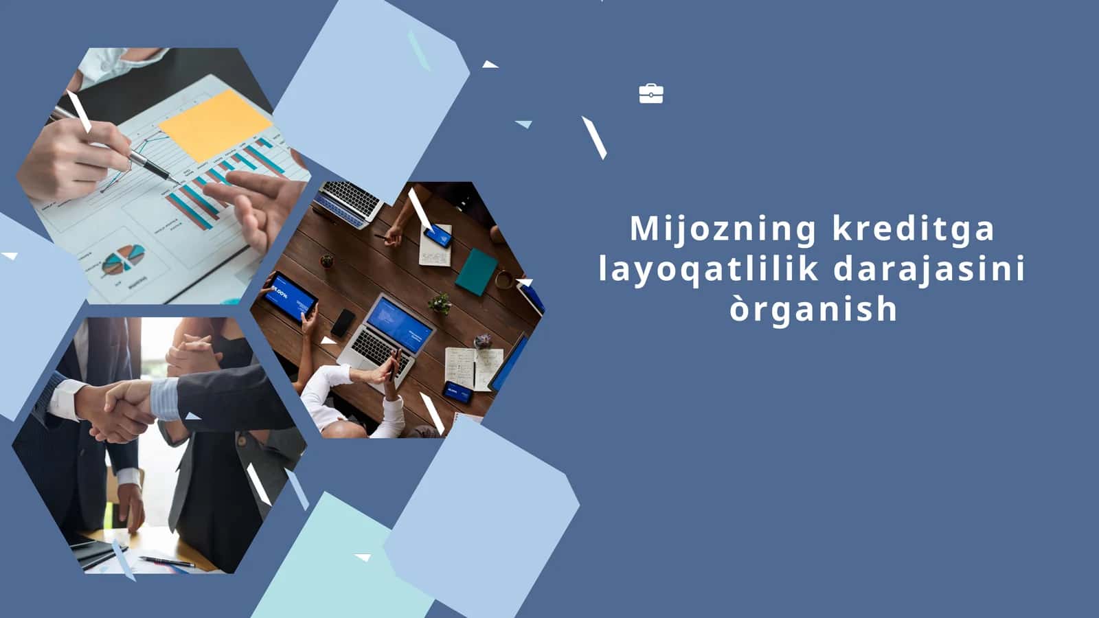 Mijozning kreditgalayoqatlilikdarajasiniòrganish 1