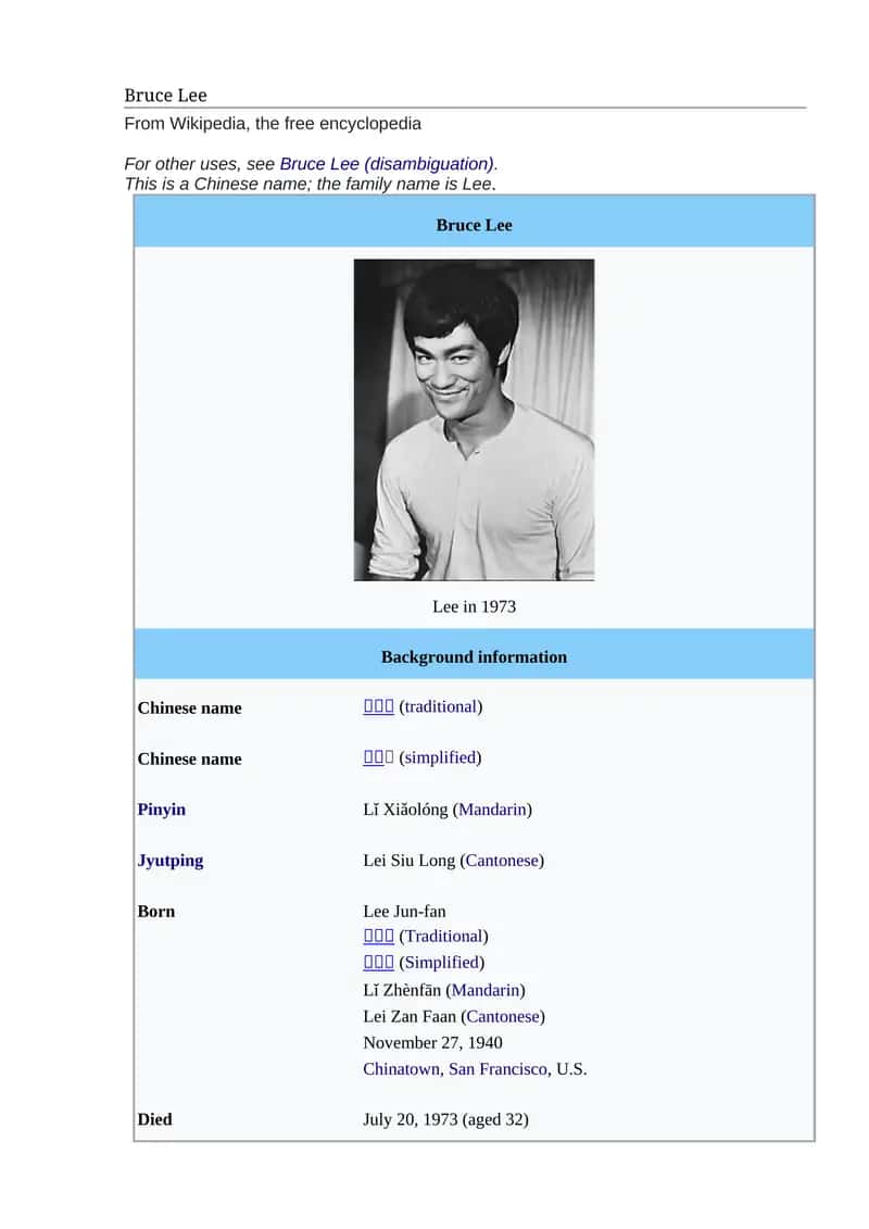 Bruce Lee 1