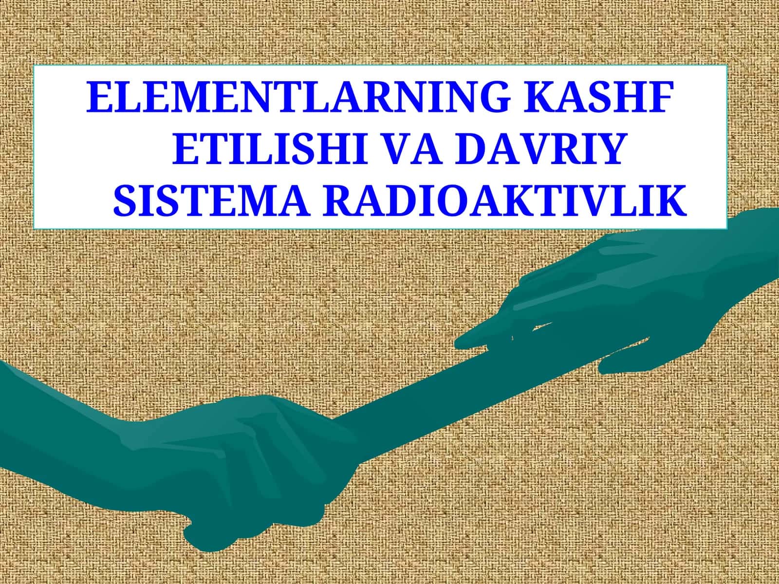 D.I.Mendeleyevning davriy qonuni 1