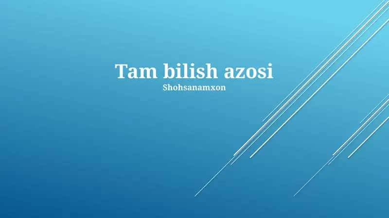 Oltin a'zolikni yangilash 1