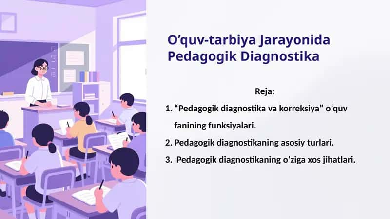 O’quv-tarbiya Jarayonida Pedagogik Diagnostika 1