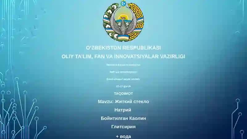 Suyuq shisha (natriy silikat)