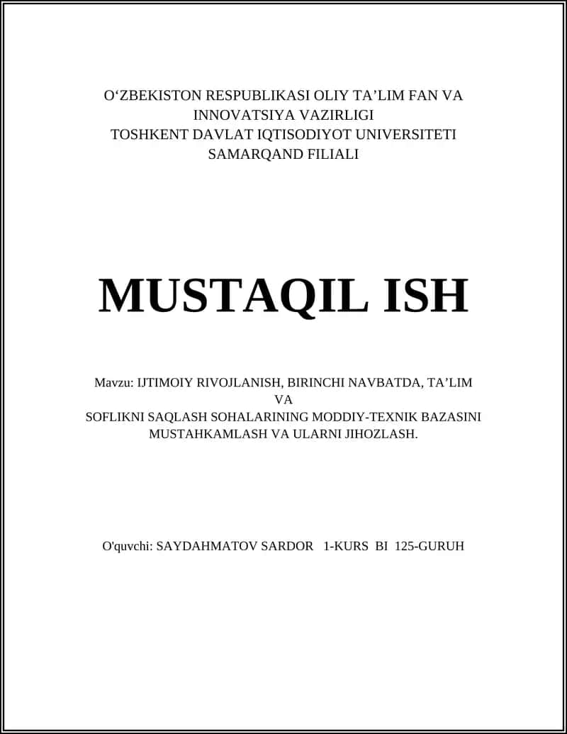 Maktab va maktabgacha ta'lim muassasalarining moddiy-texnik bazasini modernizatsiya qilish 1
