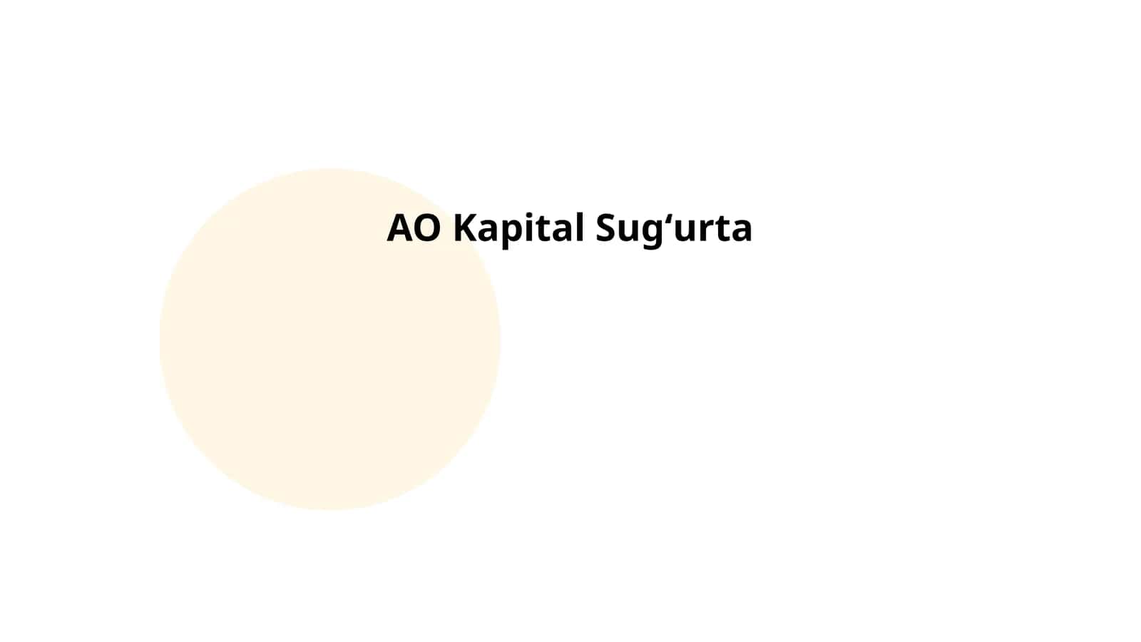 AO Kapital Sugʻurta 1