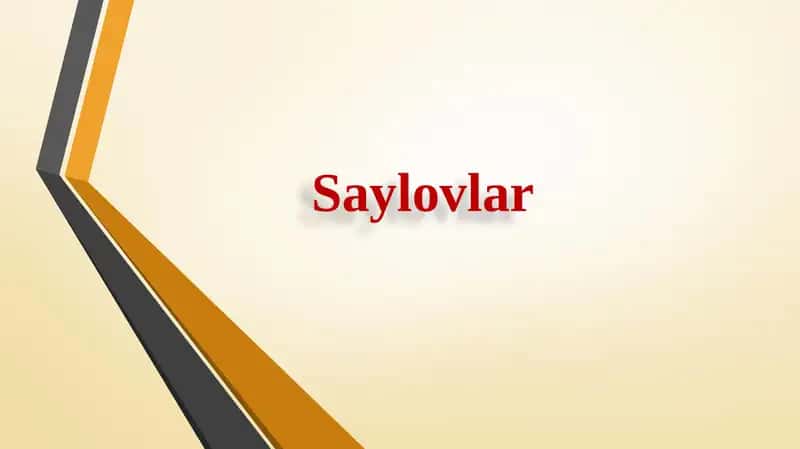 Saylovlar 1