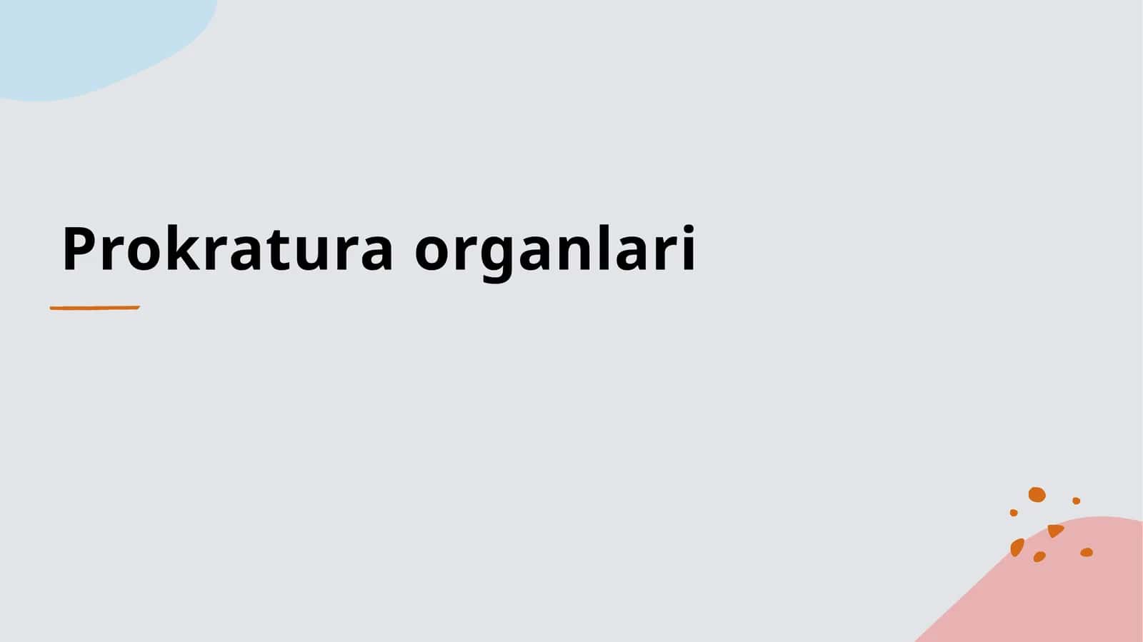 Prokratura organlari 1