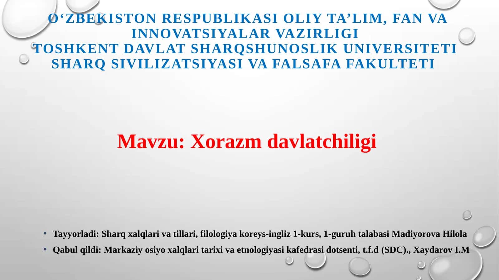 Xorazm davlat chiligi 1