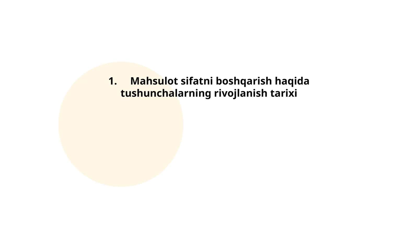 Sifat menejmentining tarixi 1
