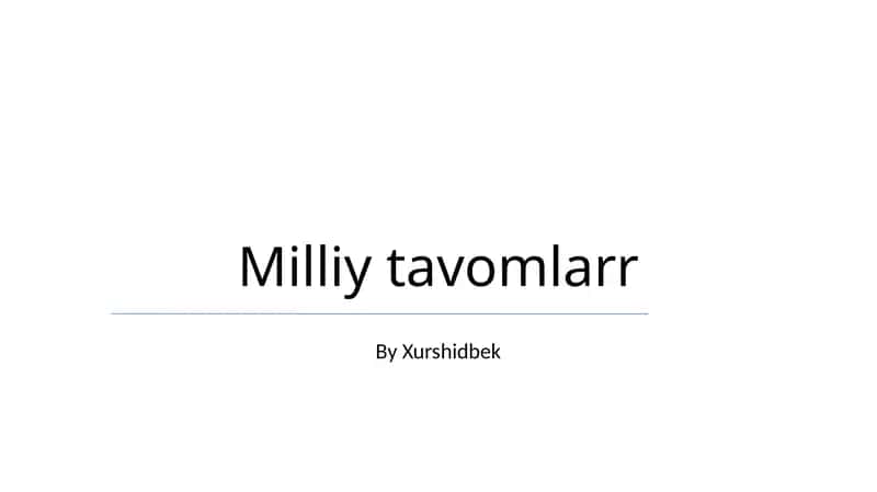 Milliy tavomlarr 1