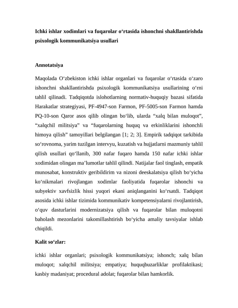 Psixologik kommunikatsiya usullari 1