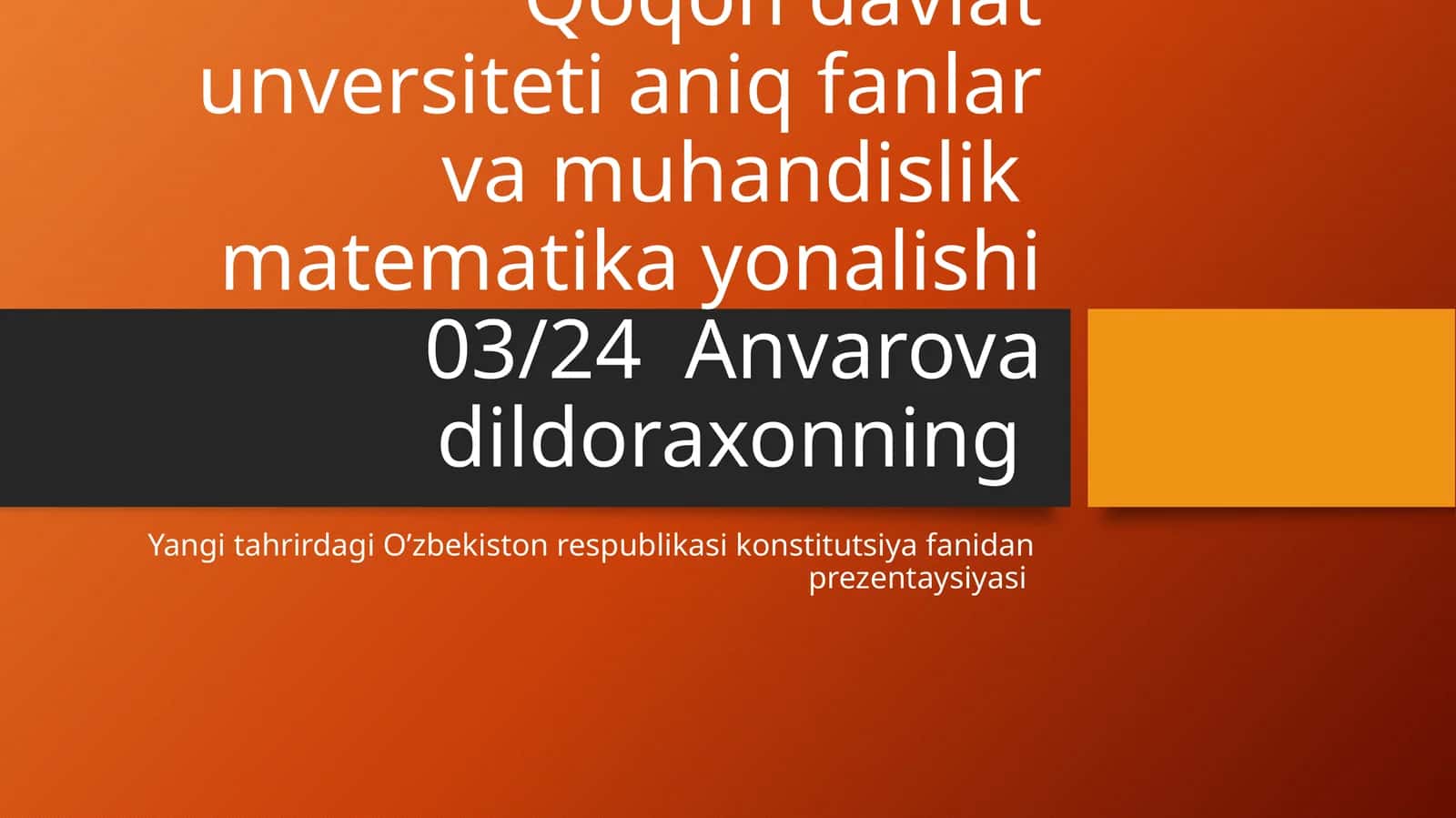 Miranda qoidalari"va"Xabeaskorpus"instituti:O‘zbekiston Konstitutsiyasida shaxsiydaxlsizlikning yangibosqichi 1