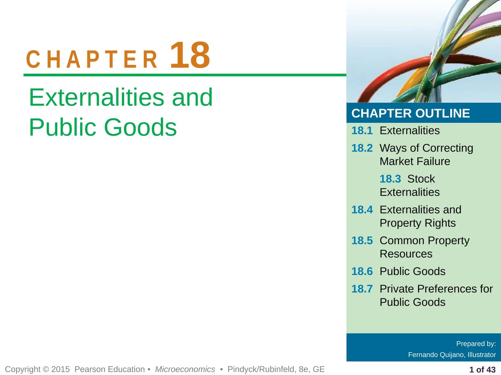 Externalities and Public Goods 1