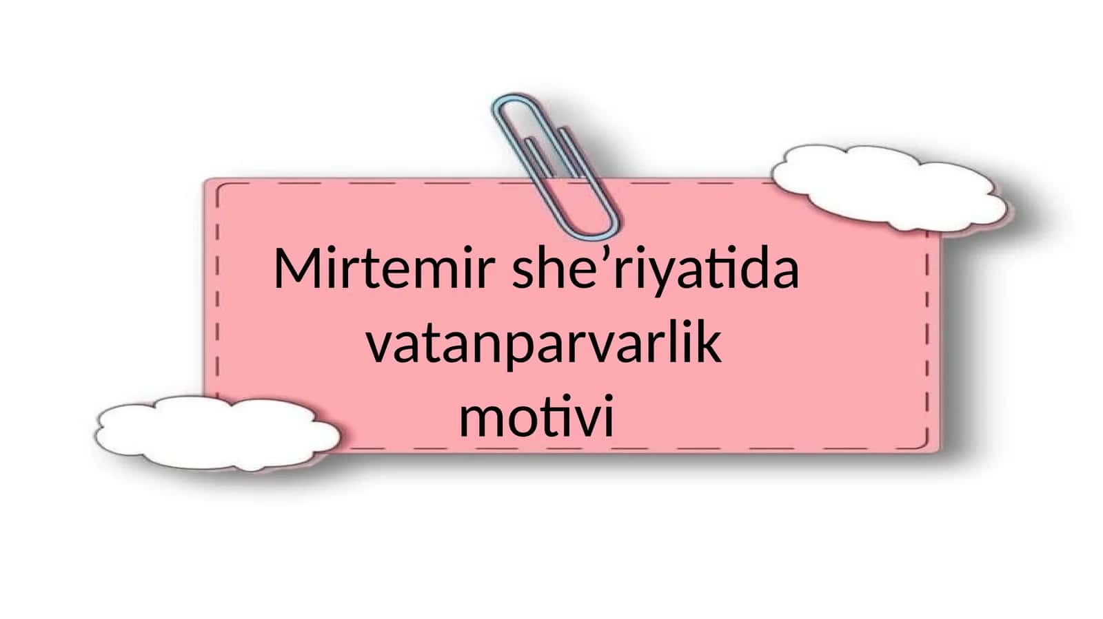 Mirtemir  she'riyati 1