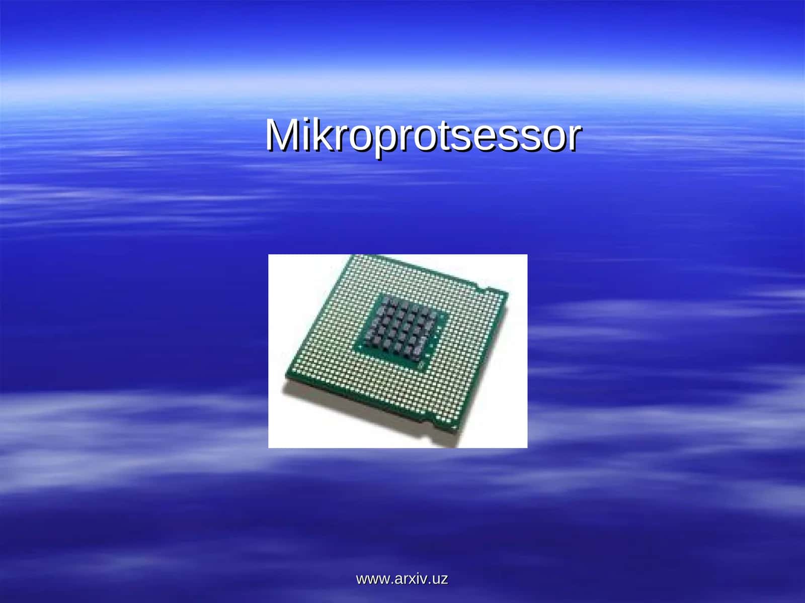 Mikroprotsessor 1
