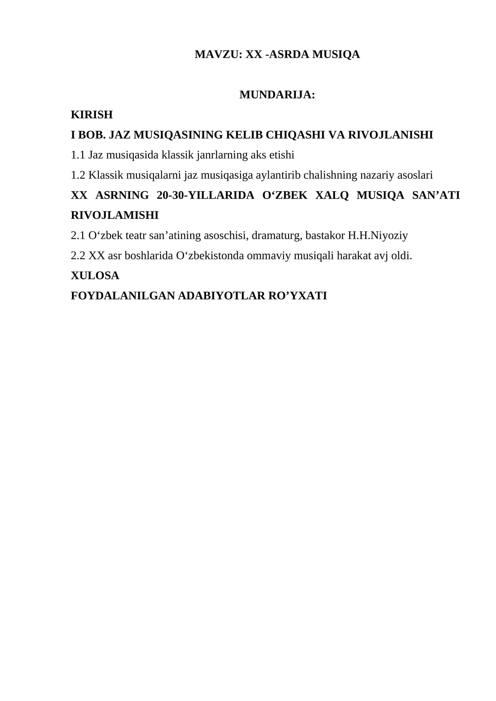 XX -asrda musiqa 1