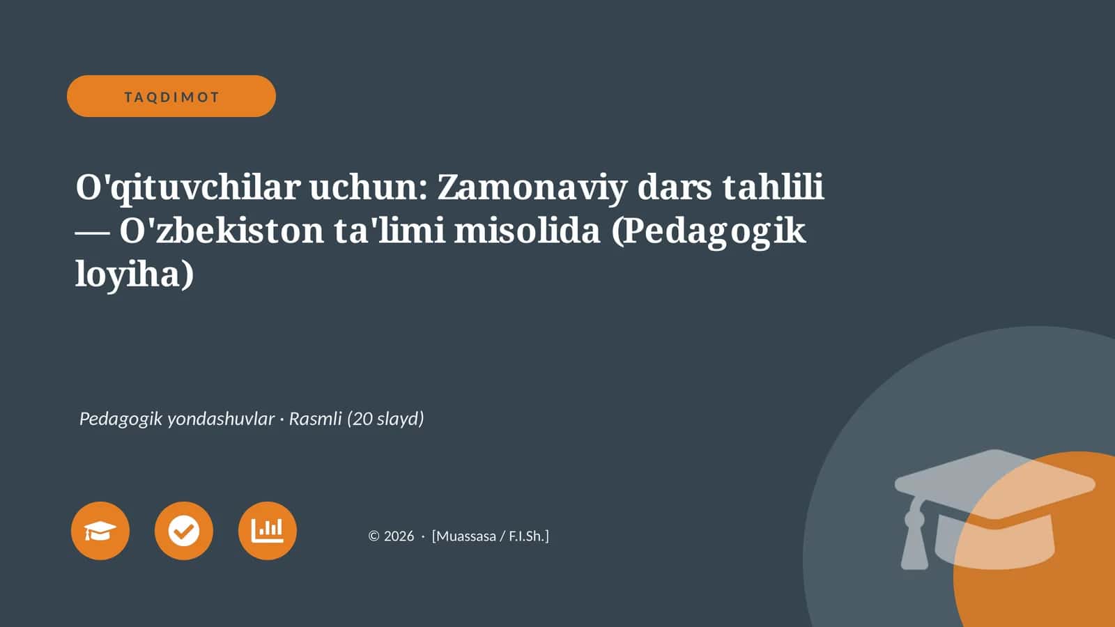Zamonaviy dars tahlili 1