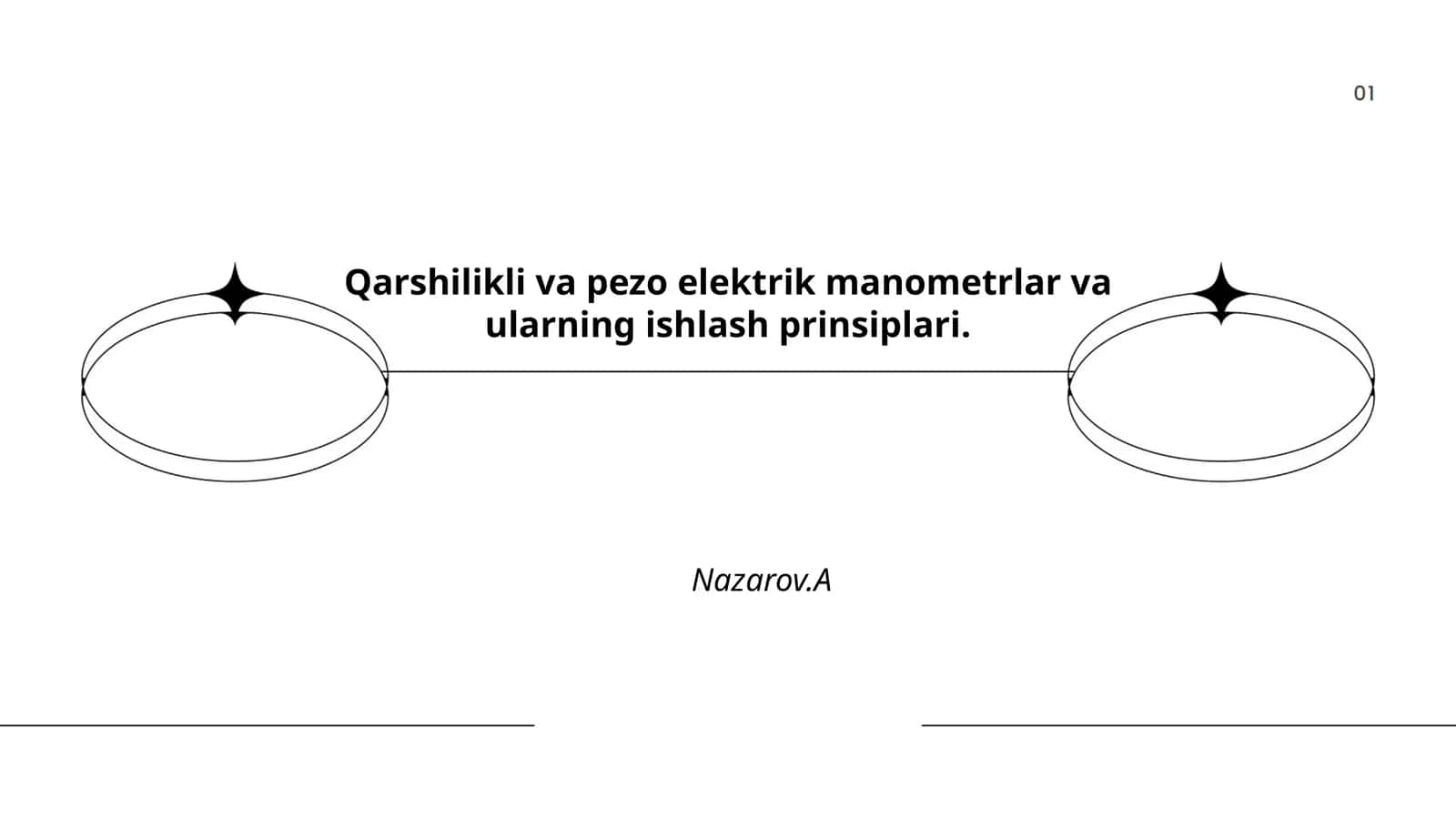 Qarshilikli va pezo elektrik manometrlar va ularning ishlash prinsiplari 1
