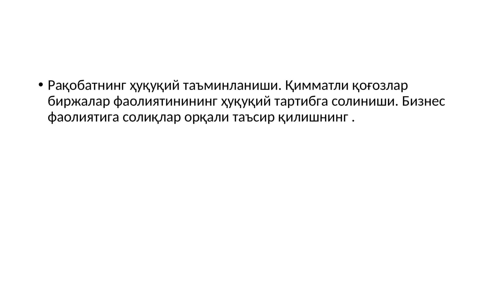 Бизнессубъектларининг солиқ мажбуриятлари 1