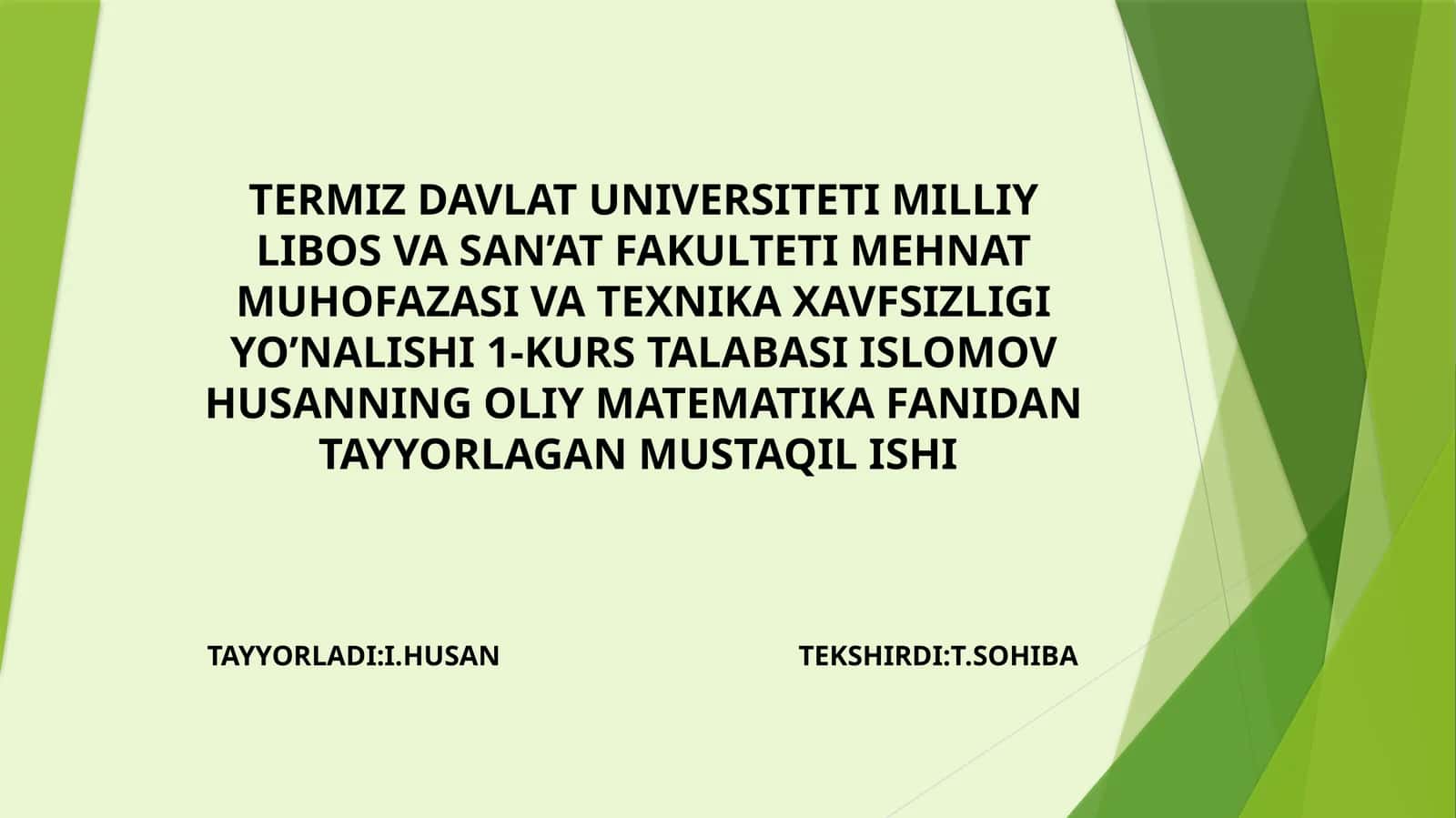 Ikkinchi tartibli chiziqlar 1