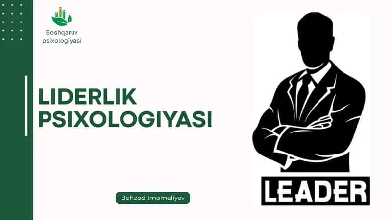 LIDERLIK PSIXOLOGIYASI 1