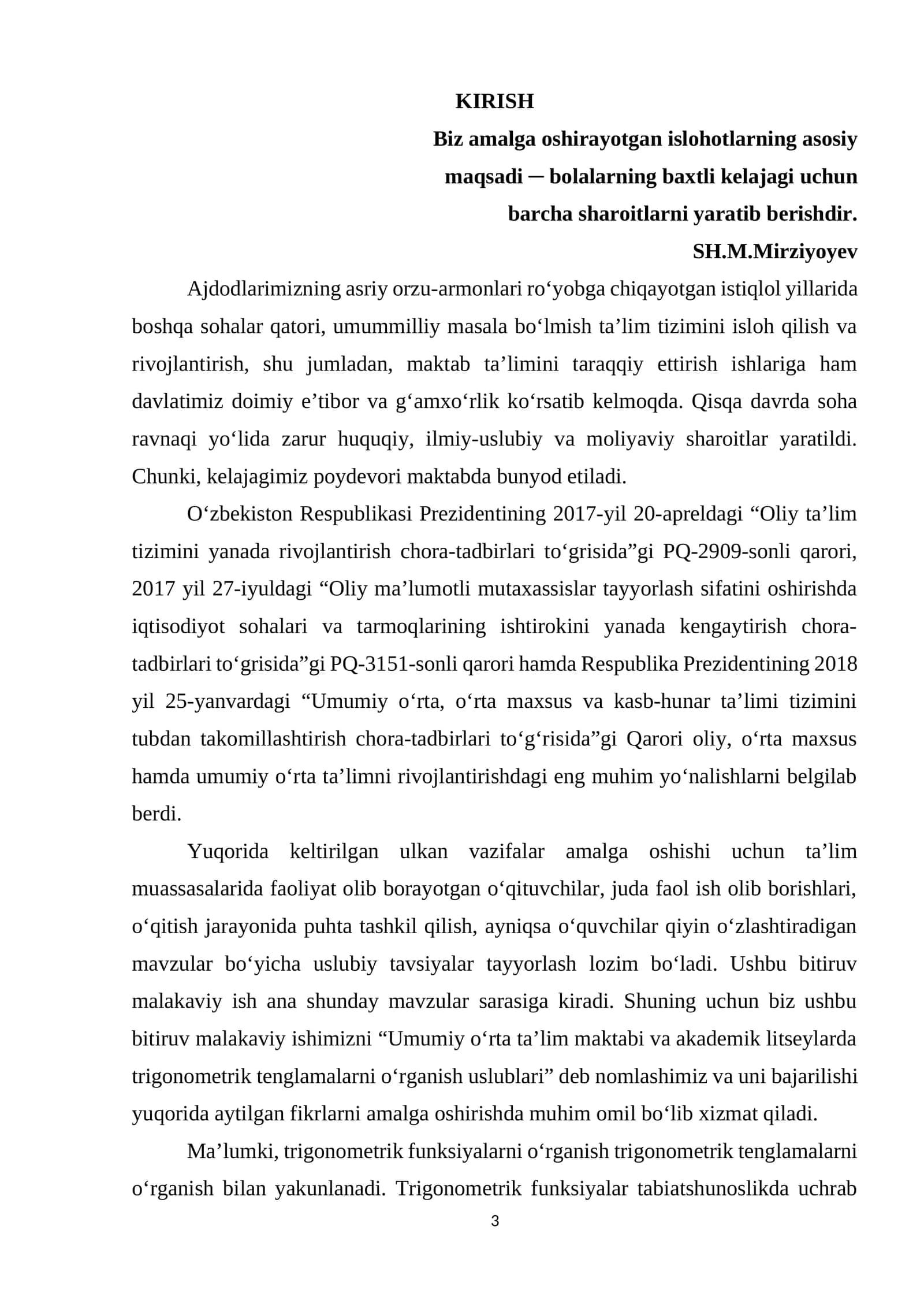 Oliy ta’lim tizimini rivojlantirish chora-tadbirlari 1