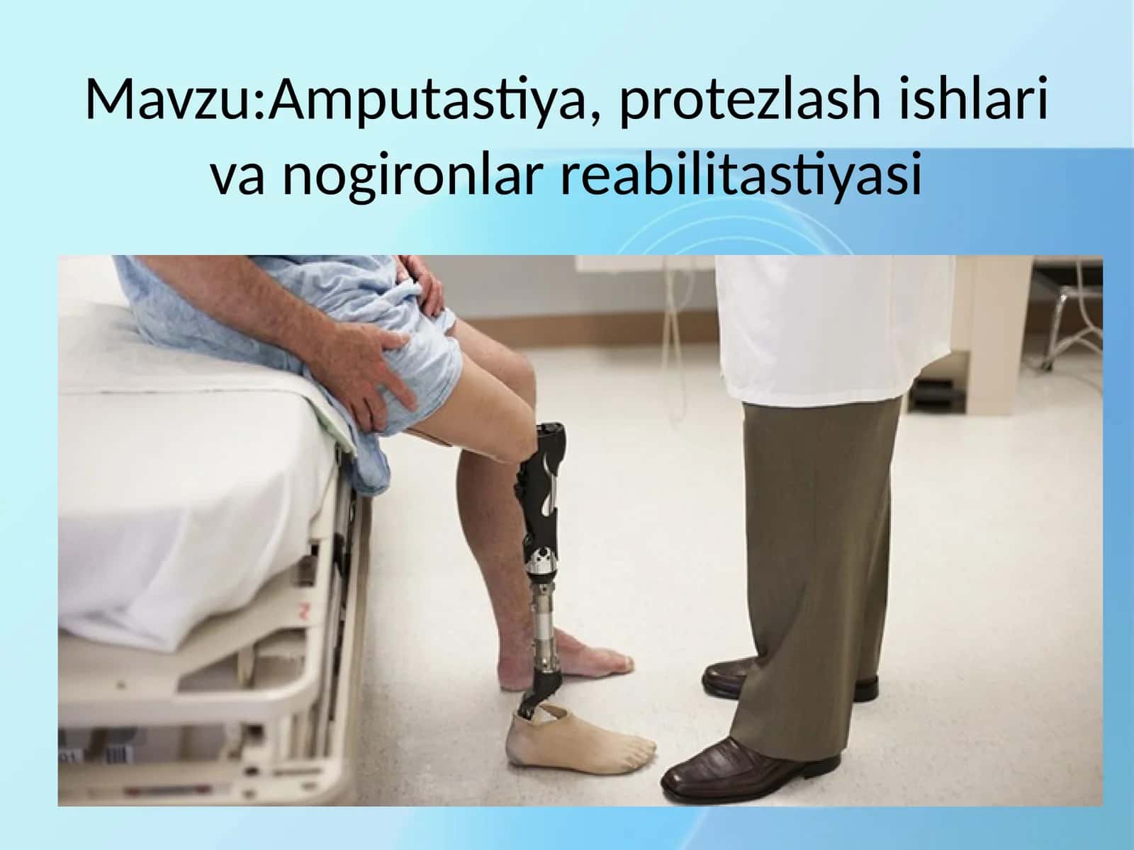 Amputatsiya va ekzoartikulyatsiya 1