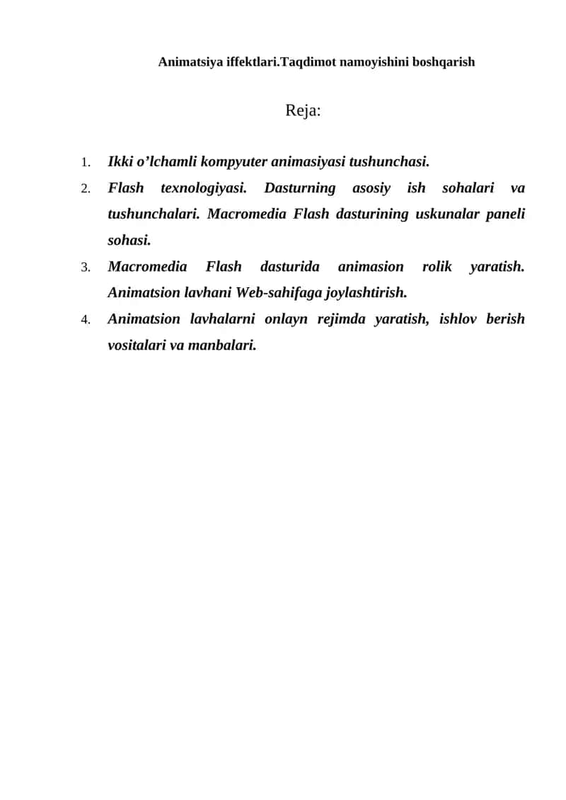 Flash texnologiyasi 1